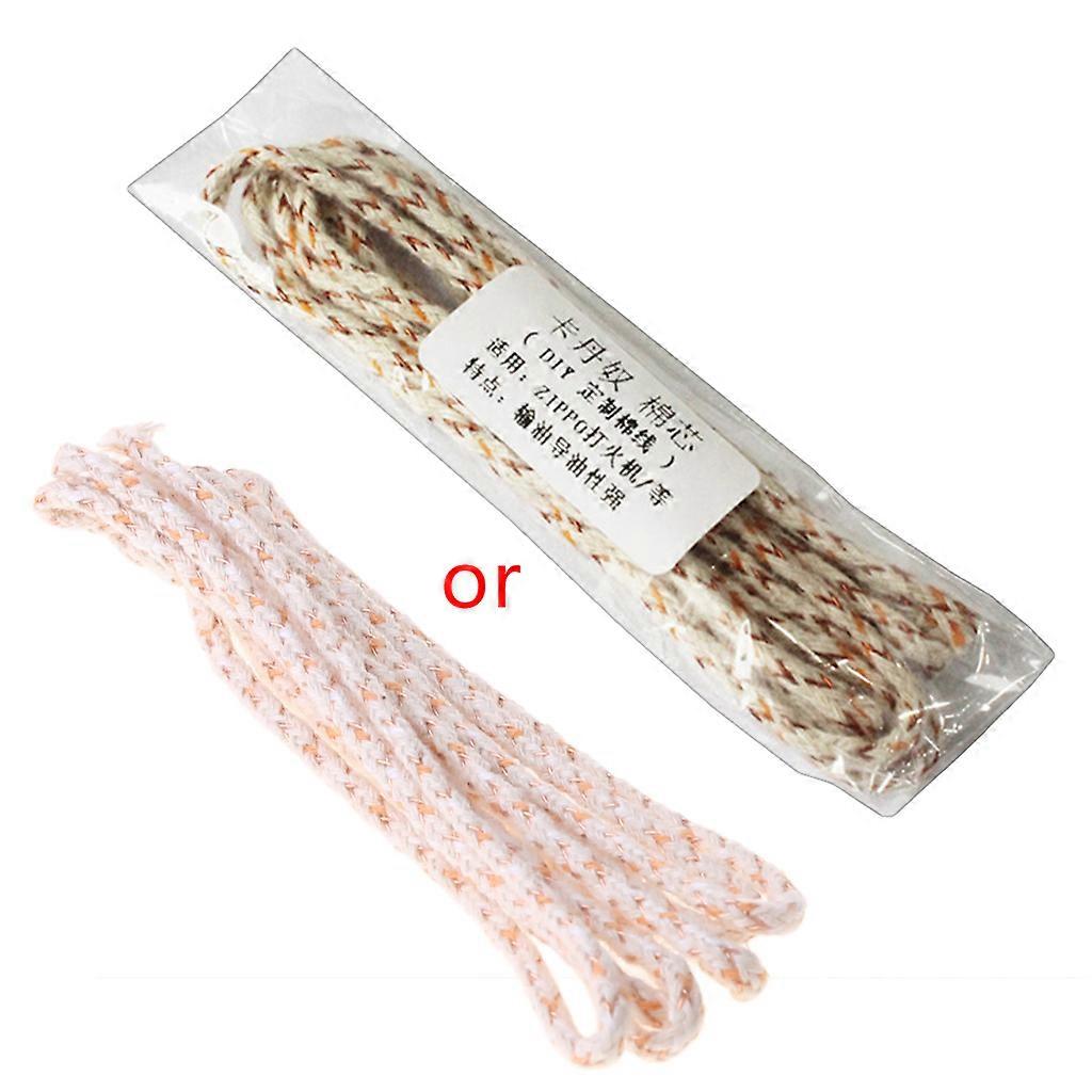 1m Wire Lighter Cotton Core Wick Thread Kerosene Lamp Accessories Replacement f Beige