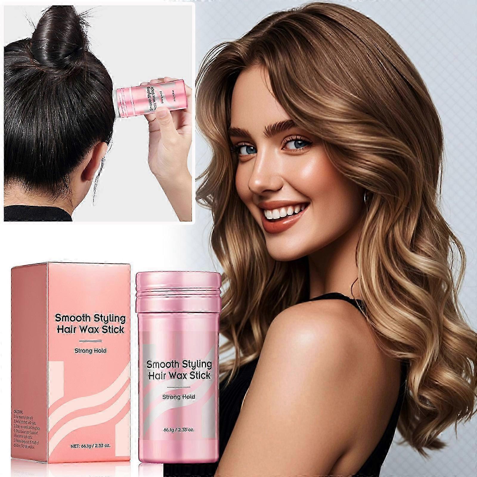 2025 Styling Haarwachs Stick Gebrochenes Haar Krause Frisur Feste und feuchtigkeitsspendende Haarstyling glättet Haarwachs