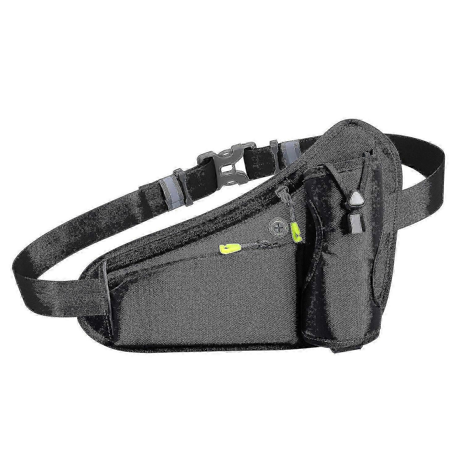 スポーツハイドレーションベルトバッグランニングベルトウエストパックバムバッグウォーターボトルホルダー付き男性用女性ラン