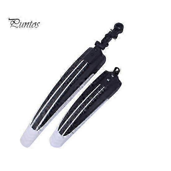 Universal Front and Rear Bike Fenders with High Strength Anti-corrosion Design 2-Piece Set Easy Installation Rust-Proof