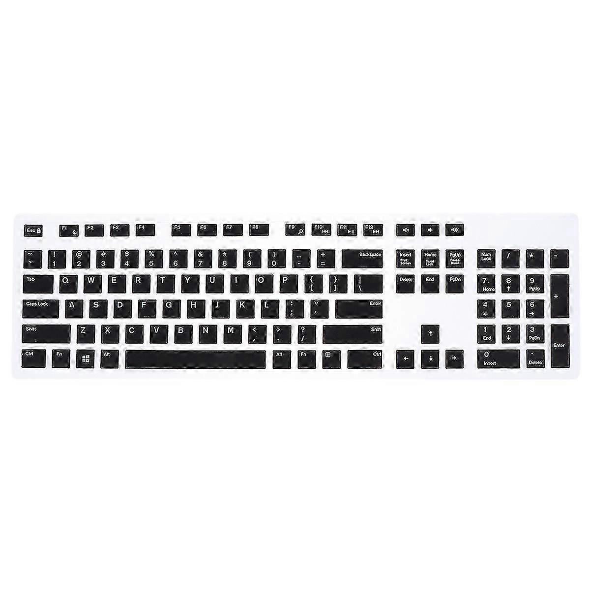 1PCKeyboard Protector Compatible for Dell KB216 Wired Keyboard Black