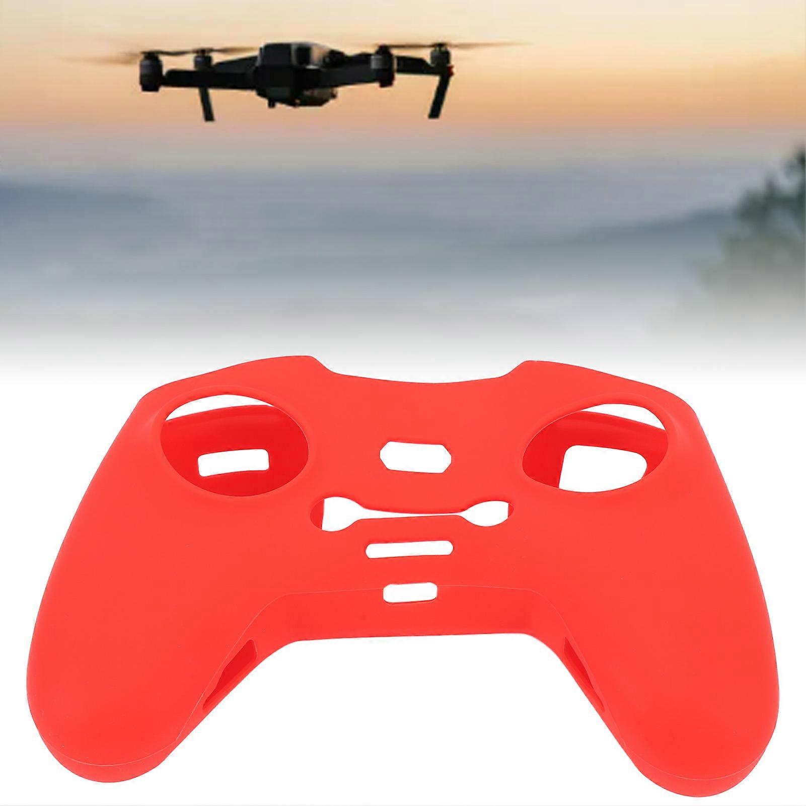 Drone Controller Protective Case Professional Drone Controller Silicone Protector Cover for Avata 1 2 FPV Drone Accessories Red 