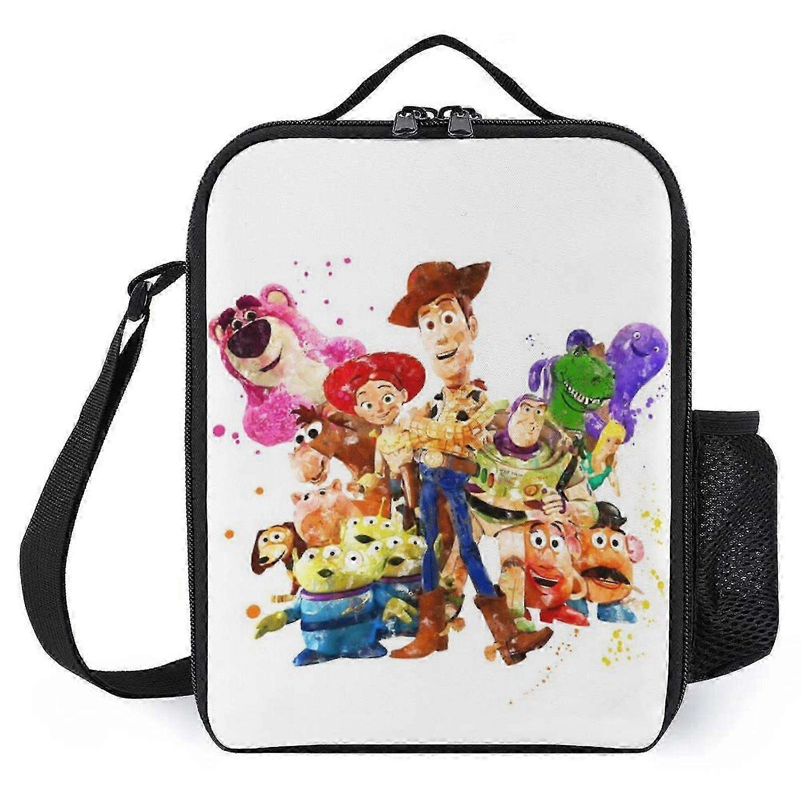 調節可能なストラップ、漏れ防止、再利用可能なランチボックスを備えた大人向けの断熱トイストーリーランチトートは、オフィス、学校、旅行での使用に最適です