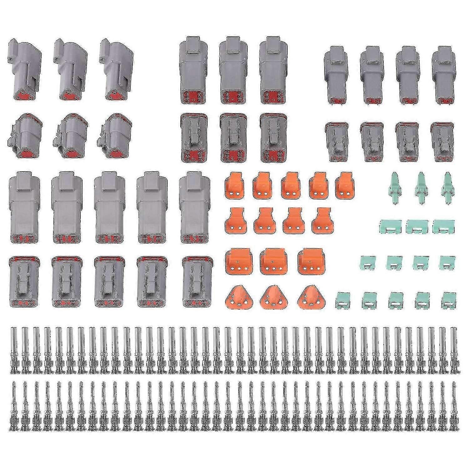 140pcs الألمانية DT سلسلة للماء سلك موصل كيت مع دبابيس مربع