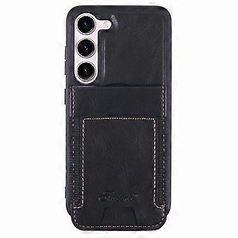 SUTENI H17 Compatible For Samsung Galaxy S23+ Case Compatible with MagSafe Card Holder Kickstand Phone Cover