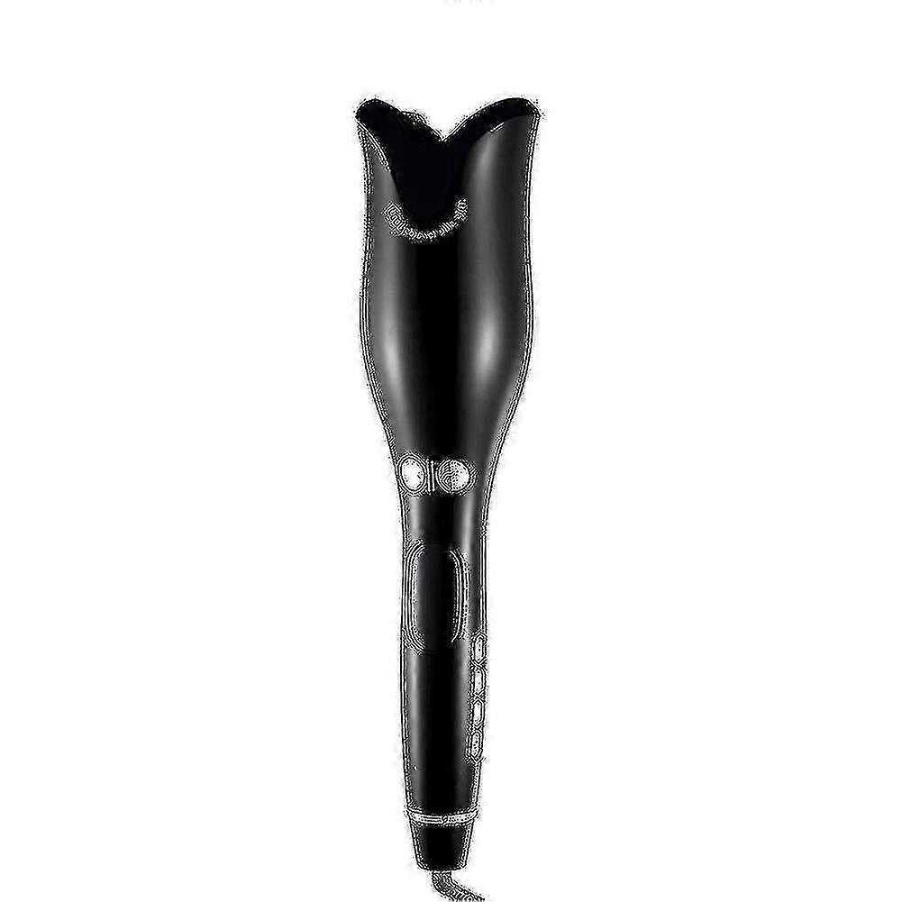 Hair Bun Volume Shapers Black Automatic Rose-shaped Spiral Infrared Air Rotating Hair Curlers Az1594