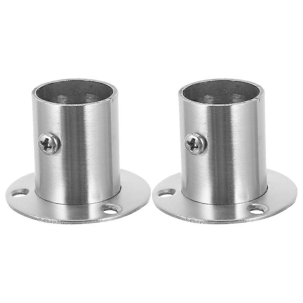 Professional Closet Rod Flange, Flat Design for Easy Installation