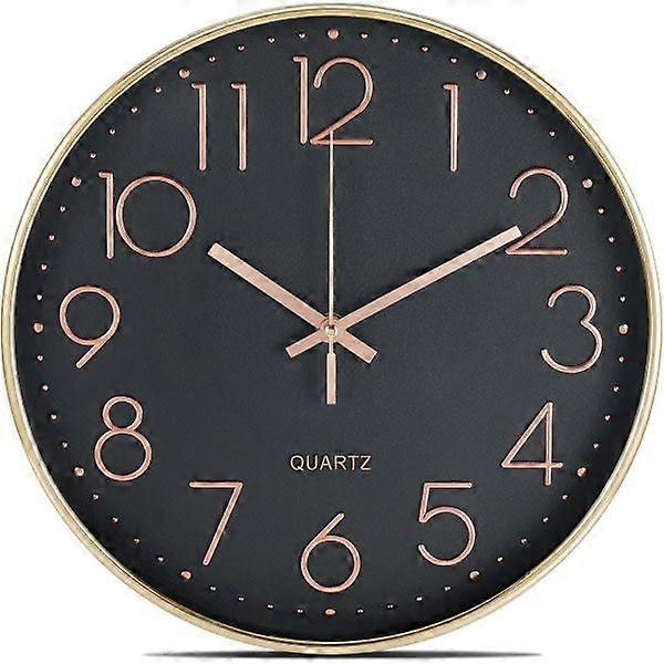 Silent Silent Quartz Analog Wall Clock - 30 cm - No Ticking