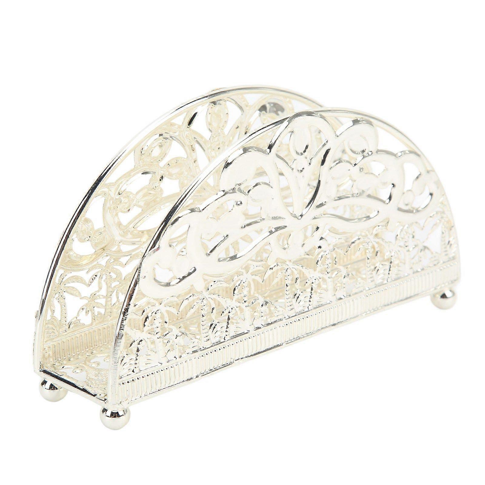 2025 Latest Model  Vertical Napkin Holder Electroplating Process Hollow