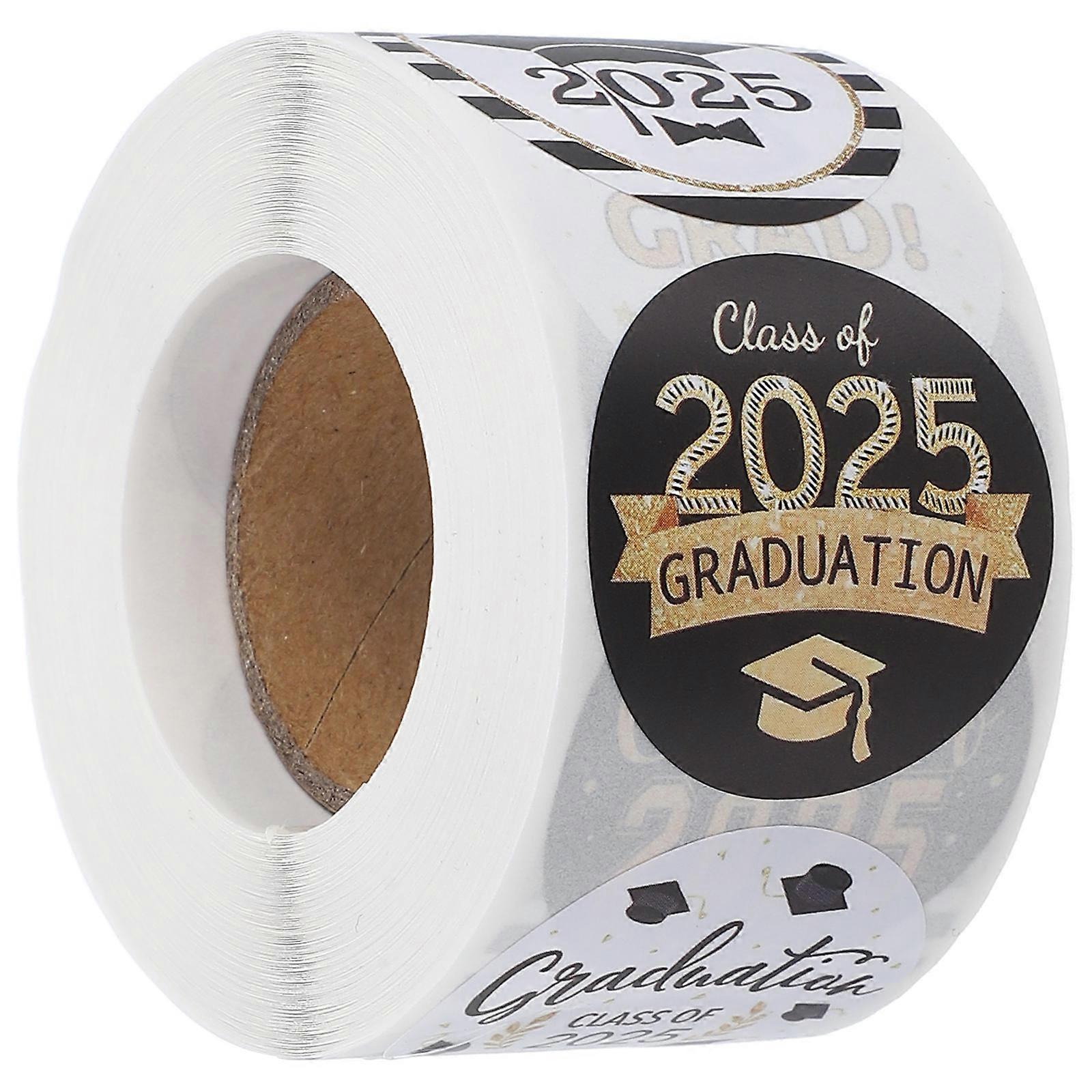Self Adhesive Graduation Cap Stickers Party Favor Decorations Easy Apply Remove No Residue Creative Party Supplies