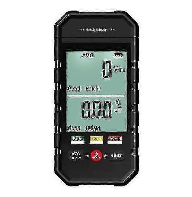 Large-screen Electromagnetic Radiation Detector Radiation Level Assessment Sound And Light Red Scree