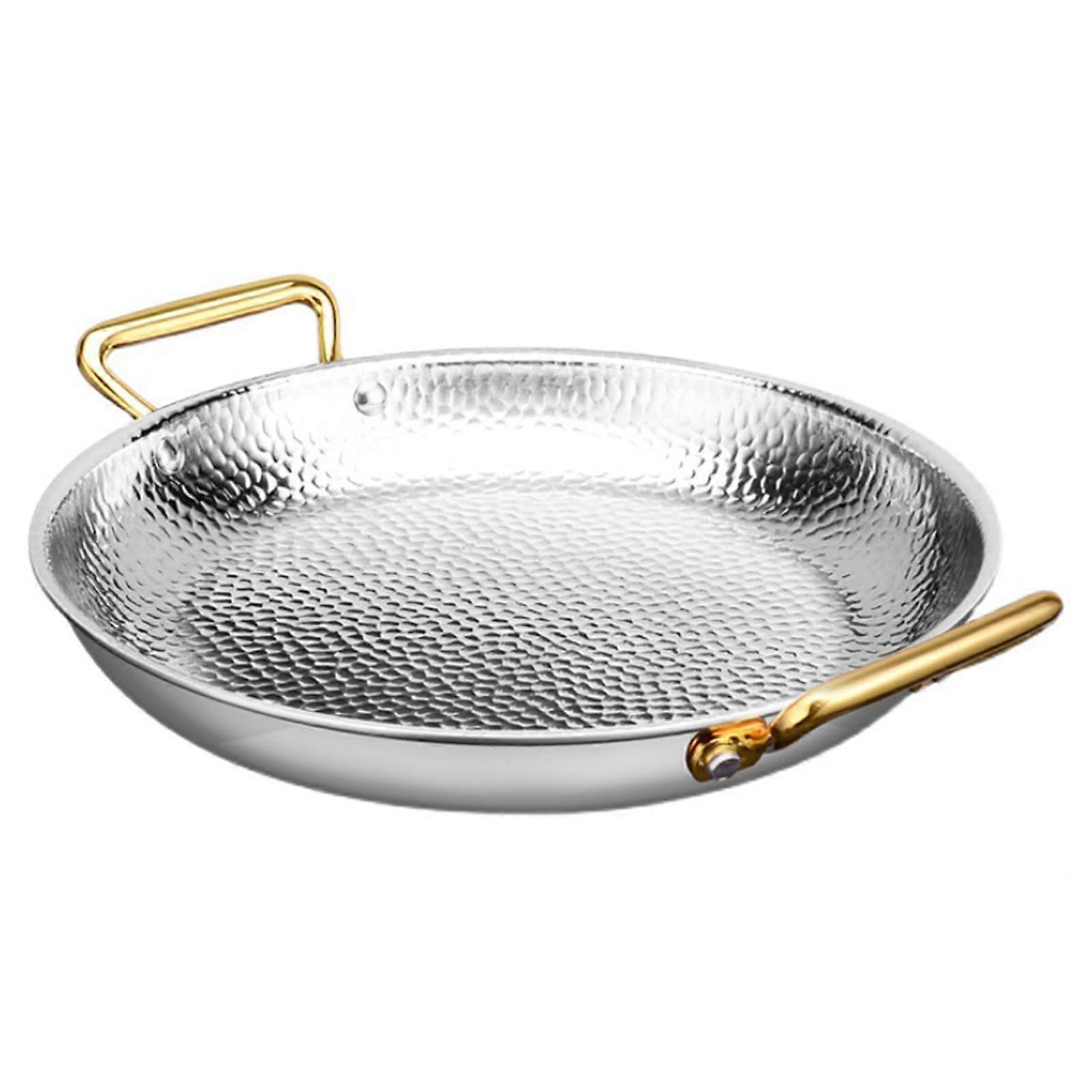10 Sizes Paella Pan, 304 Stainless Steel, HandHammered, NonStick, 32 Ref: 4131