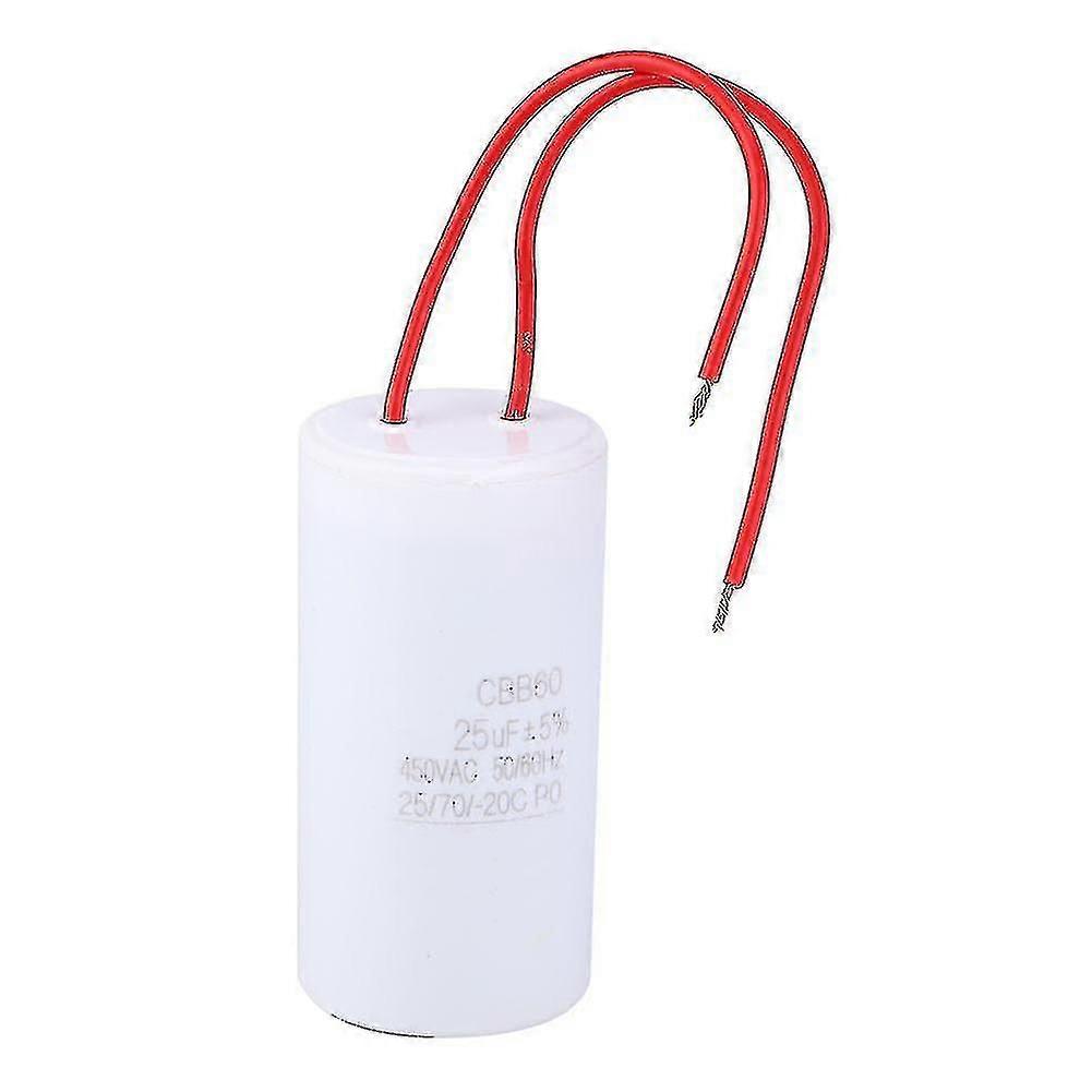 CBB60 Starting Capacitor 25uF 450VAC for Home Appliances with 25/70/-20 Temperature Range