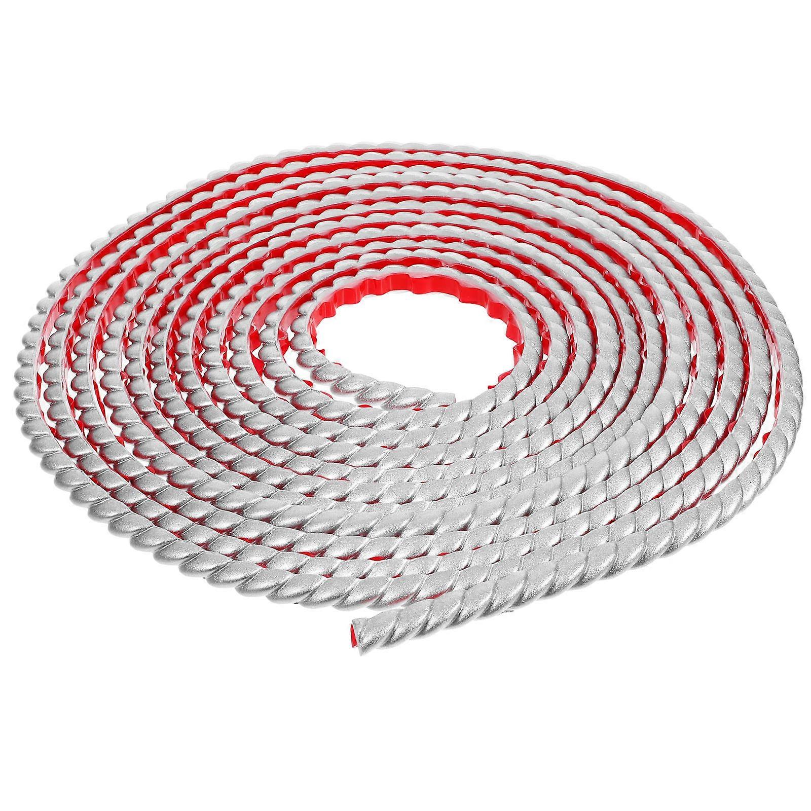 Mirror Edge Trim Decorative Flexible PU Splashproof For Bathroom Kitchen 1 Roll