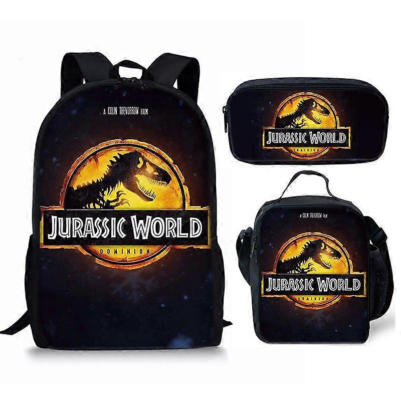 Student Backpack Three-piece Anime Cartoon Backpack