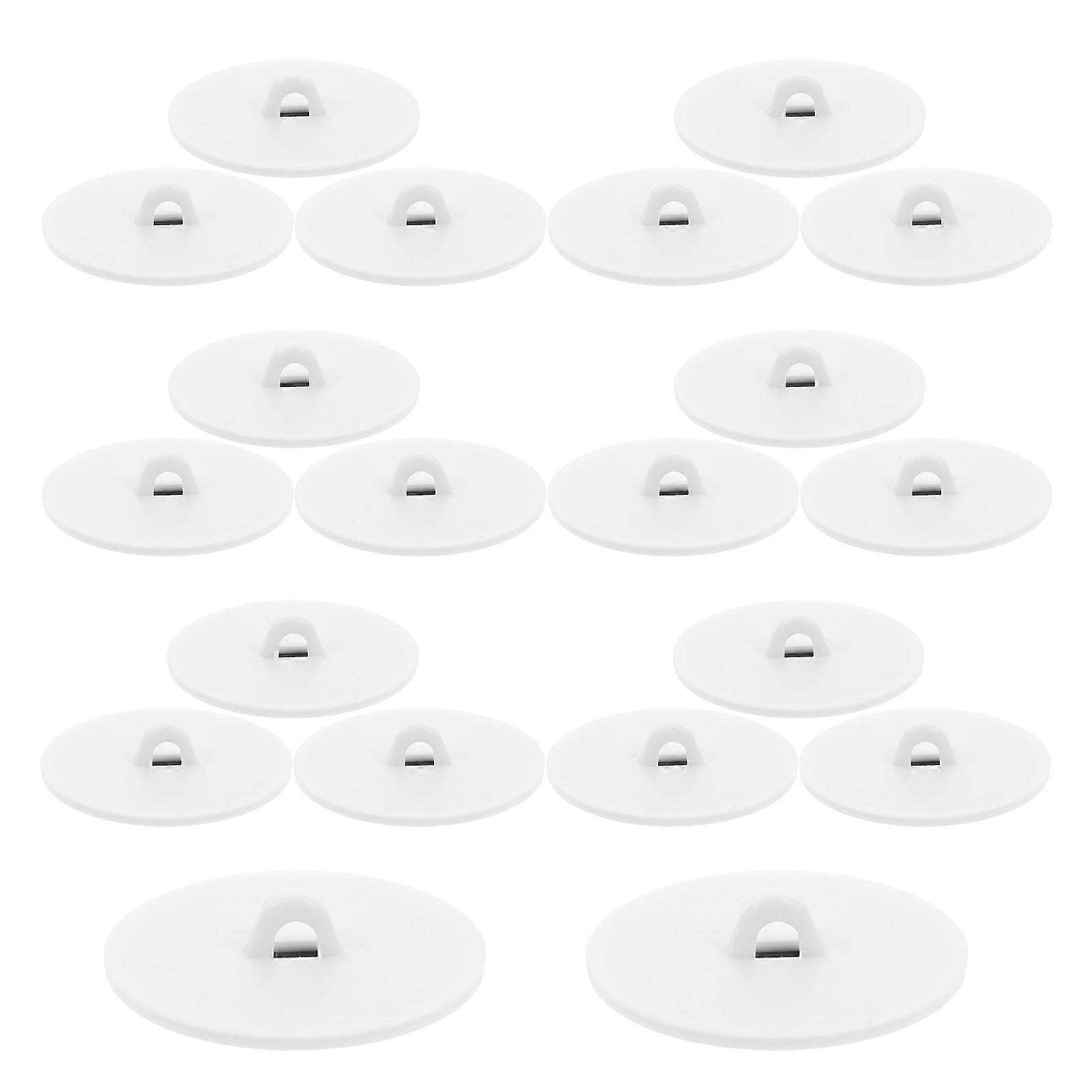 Sticky Hook Adhesive Ceiling Hooks Easy Removal For Ceiling Decor Round Shape No Drill Installation 20Pcs