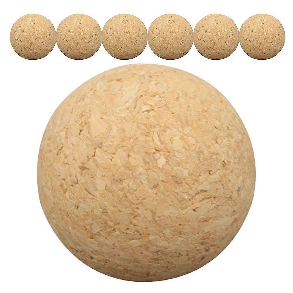 Foosball Table Balls Cork Material for Players of All Ages 7Pcs