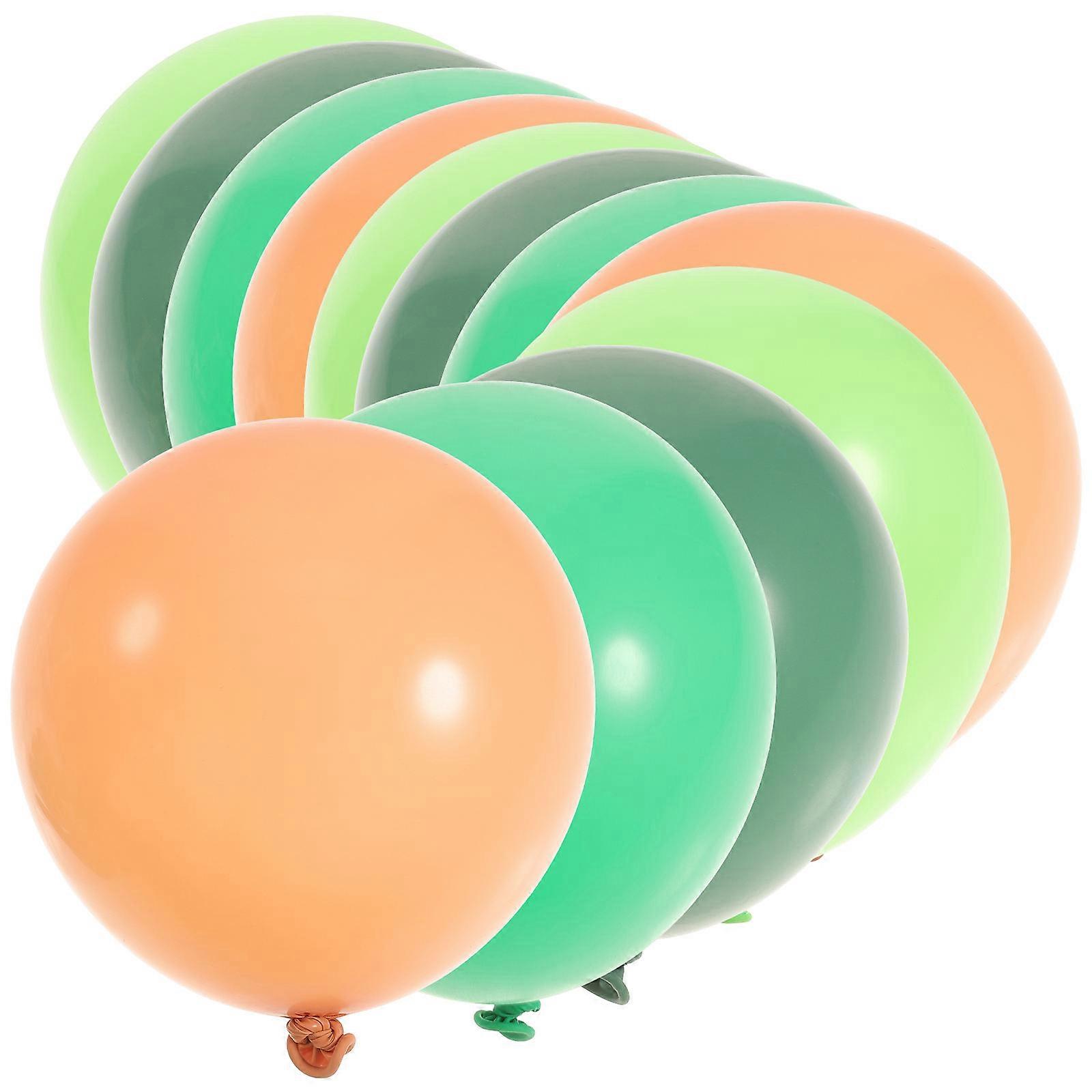 Tropical Color Balloons Birthday Party Latex Balloons Supplies Skin Tone Round 20Pcs