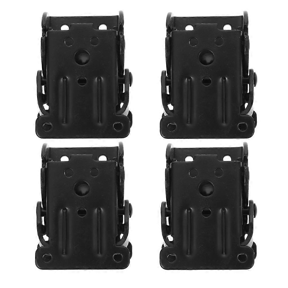 Heavy Duty Folding Hinge Table Leg Bracket Furniture Extension Rectangular Black 8.5X4.5X3.5CM