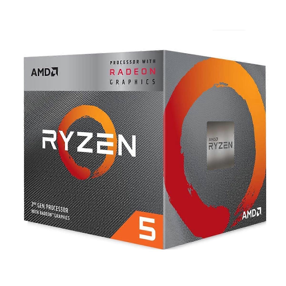 AMD Ryzen 5 3400G Processor - Boxed Black