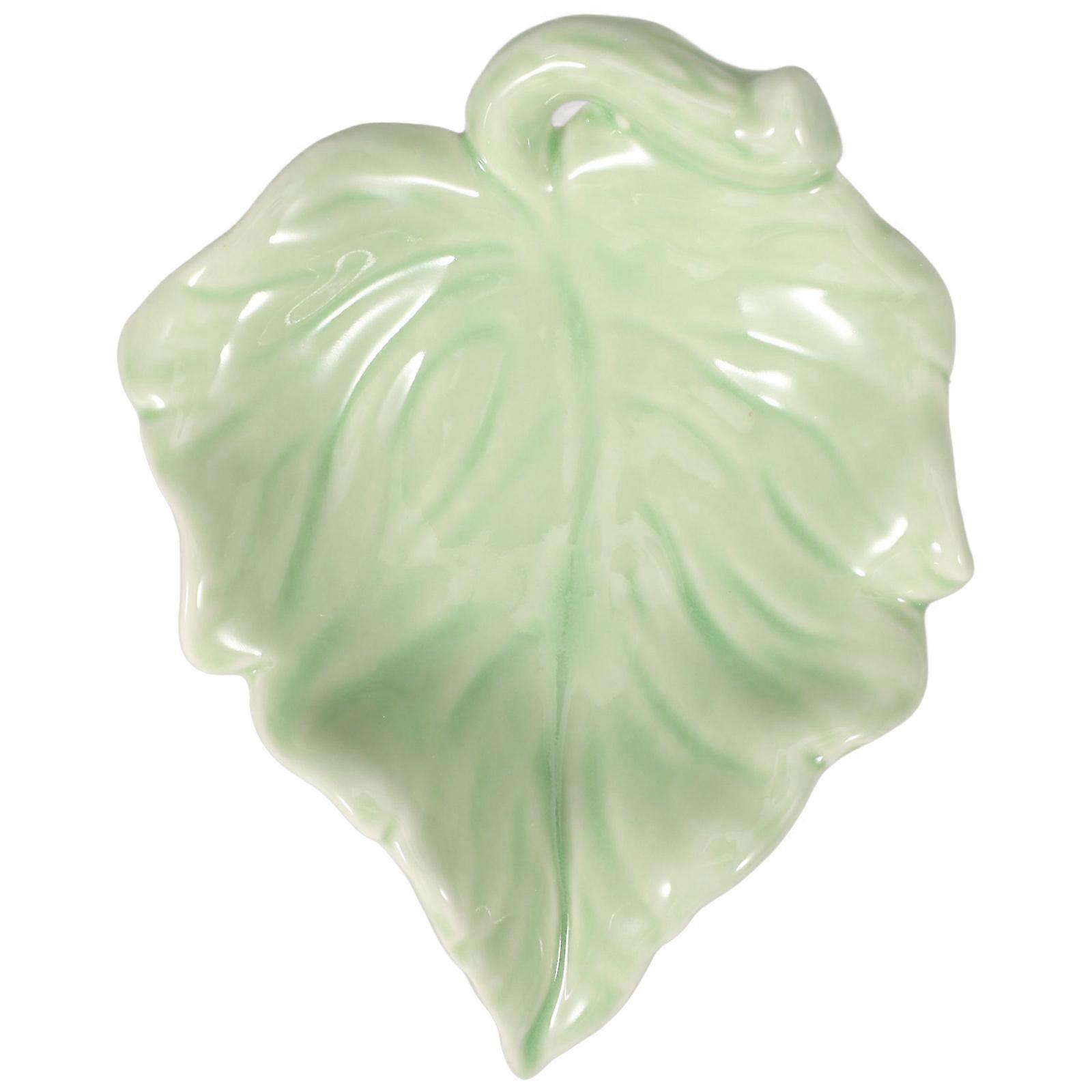 Self-Draining Ceramic Soap Holder Soap Dish Kitchen Accessory 1Set