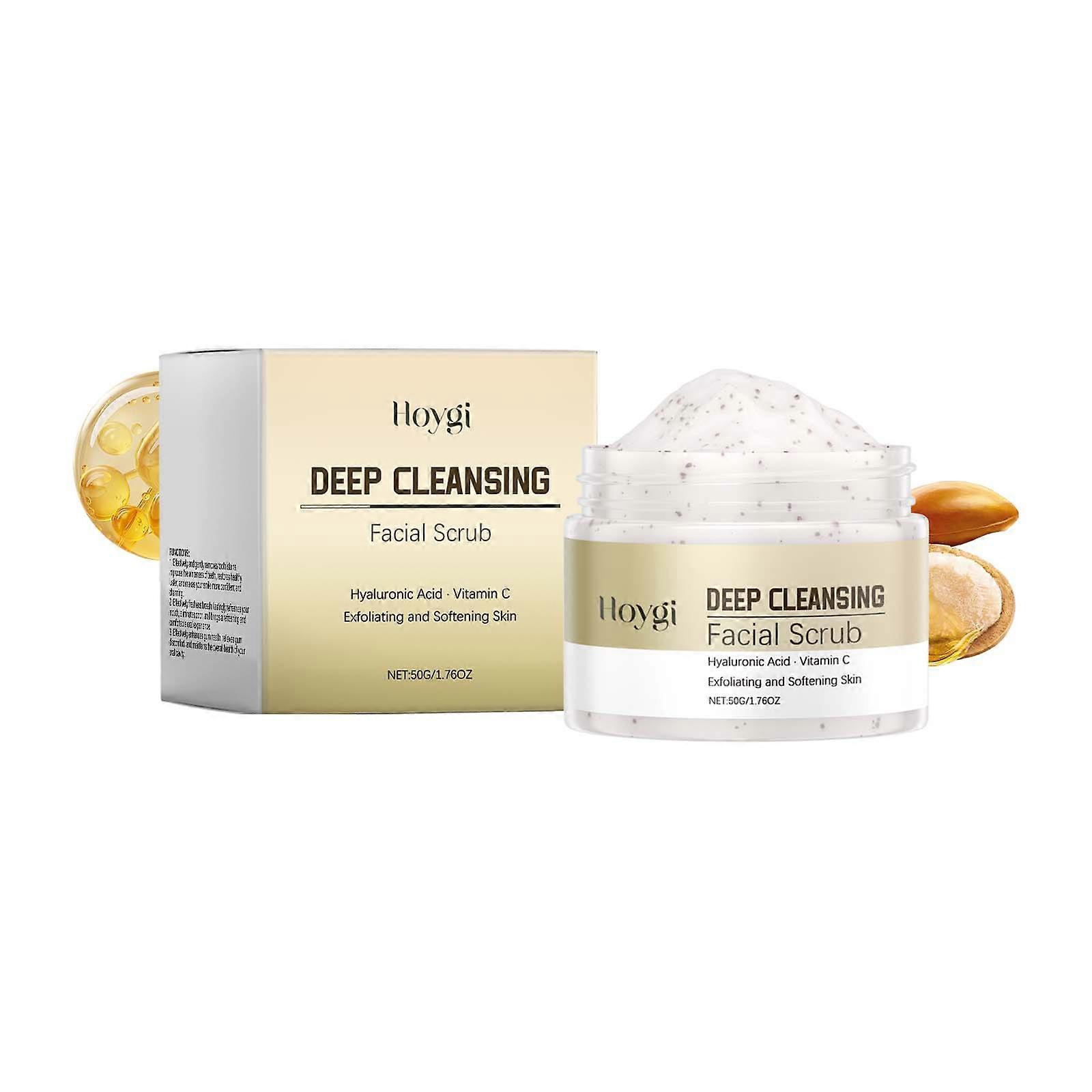 Hoygi Deep Exfoliating Scrub Facial Exfoliating Moisturizing Delicate And Soft Skin Cleanses Pores