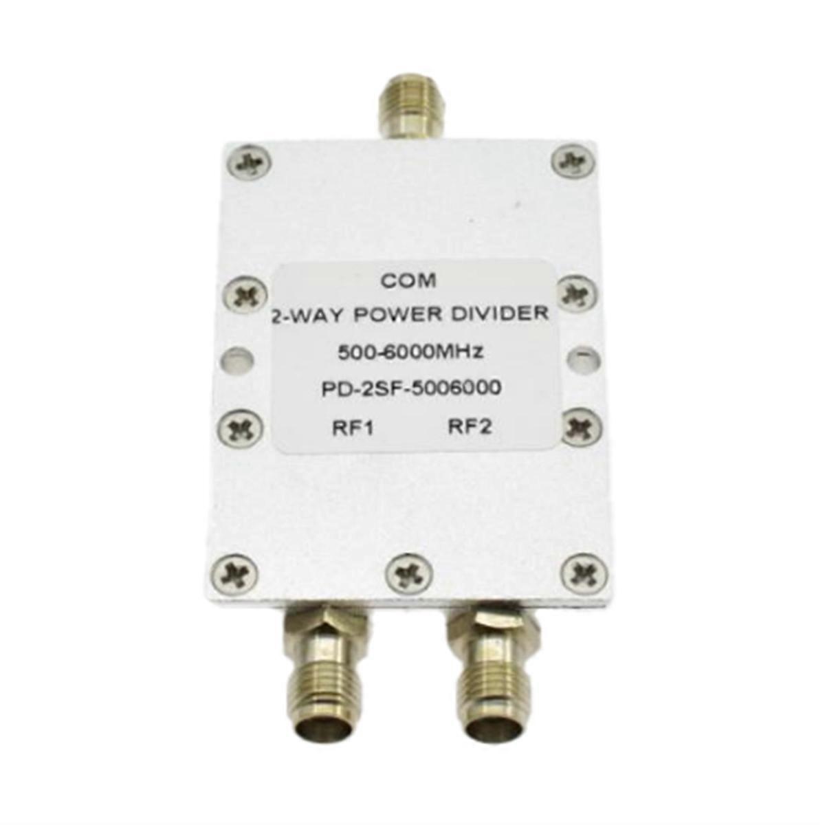 0.5-6GHz 30W for SMA Radio Frequency 1/2 Power Splitter Impedance