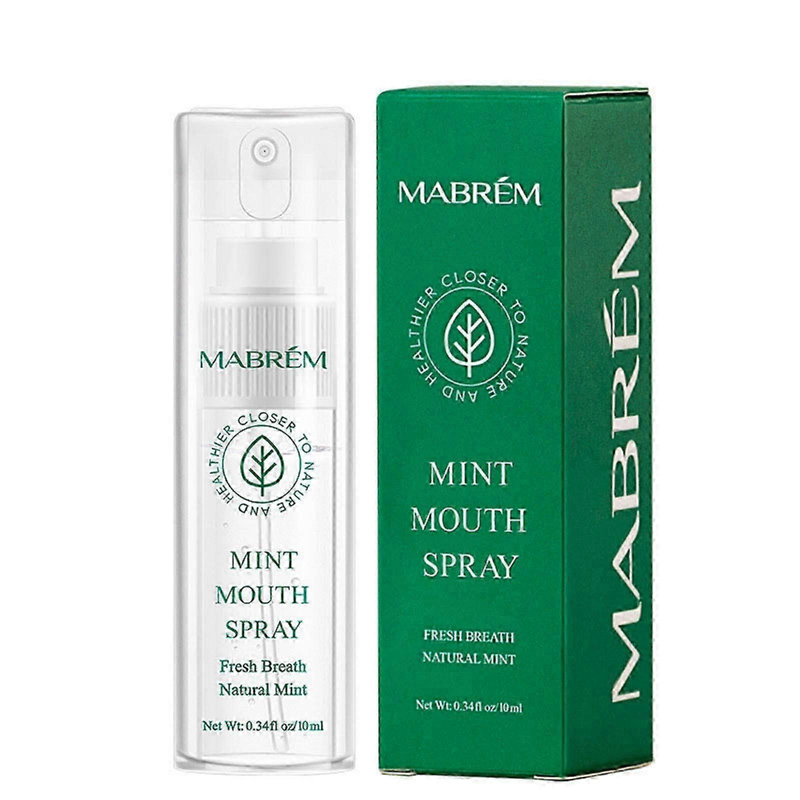 Peppermint Mouth Spray To Fresh Breath To The Mouth 10ml