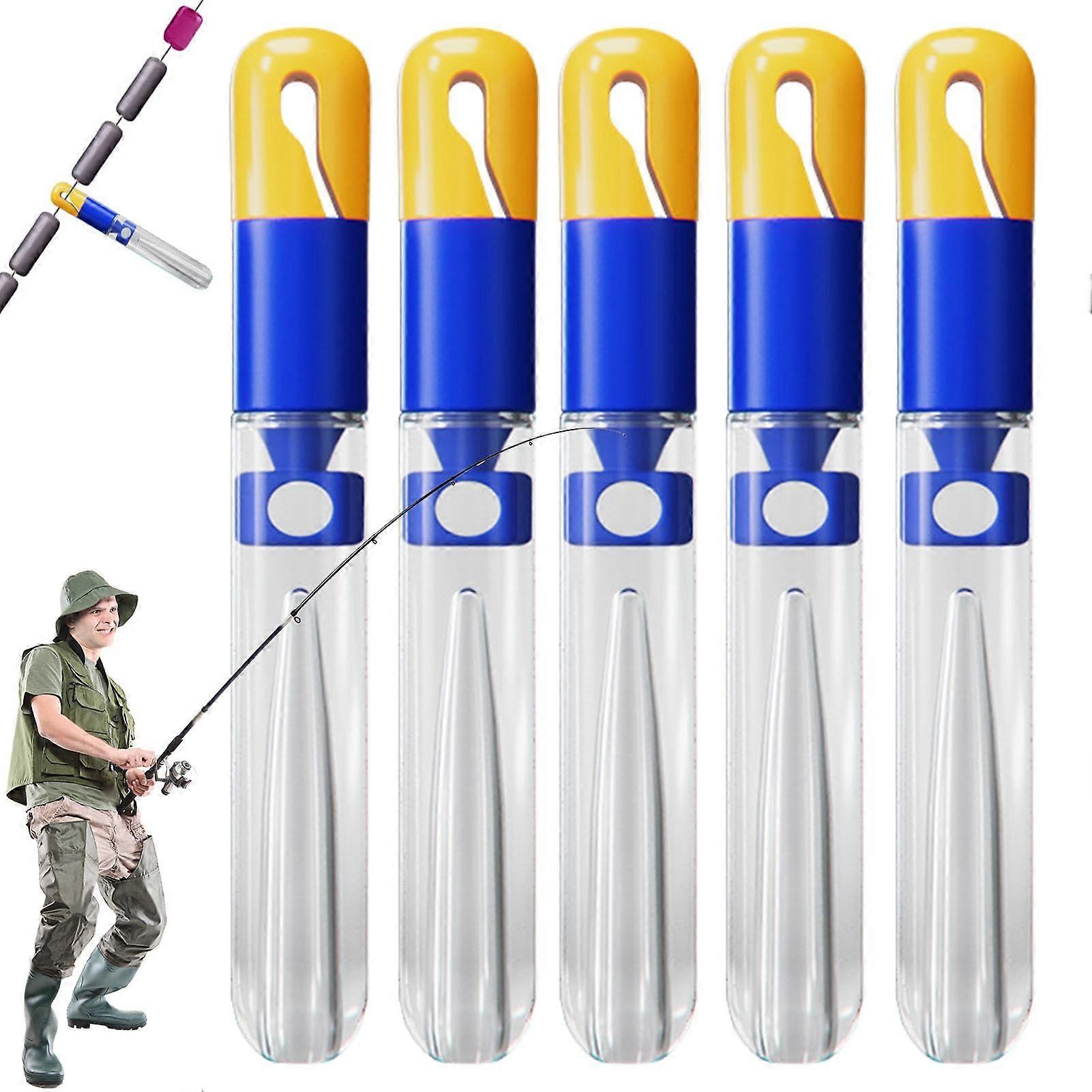 Gummi-Bobber-Stopper – 5 Silicone Bobber Holders, Fishing Float Accessories, Drift Slide Seat for Crappie Fishing