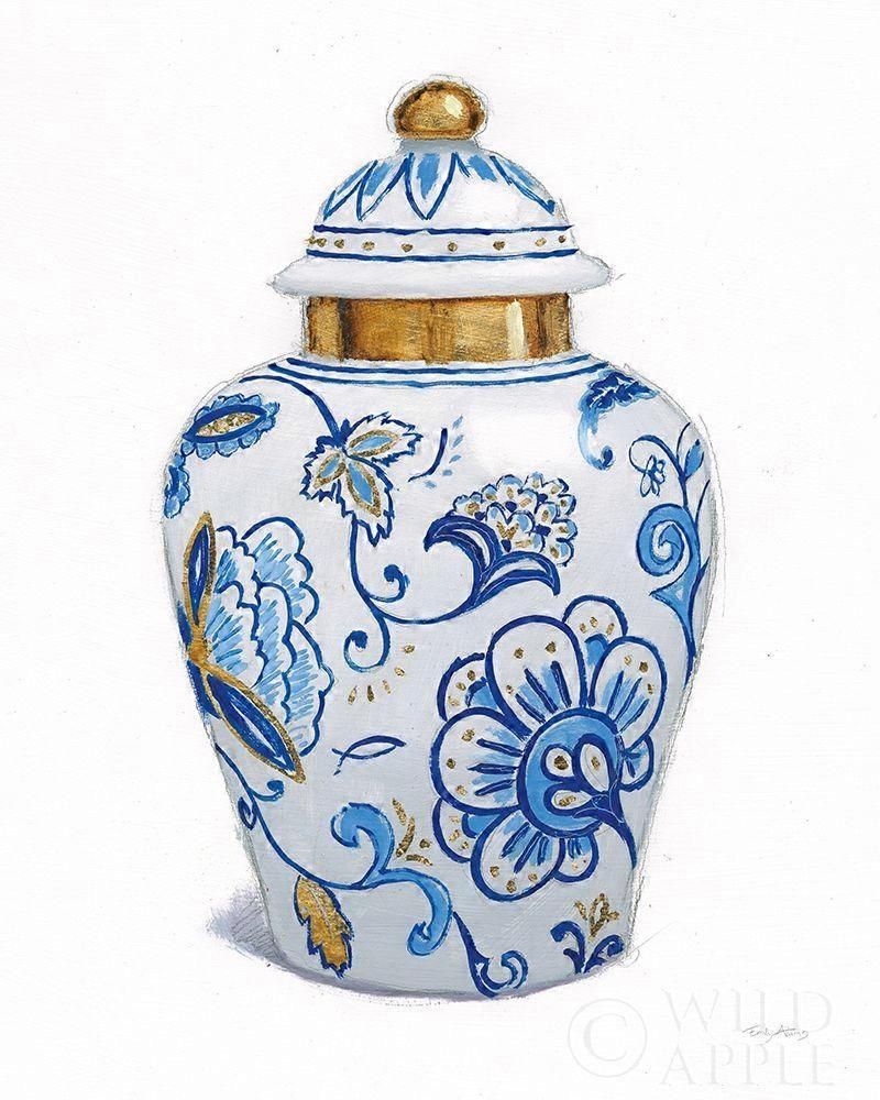 Flora Chinoiserie II Poster