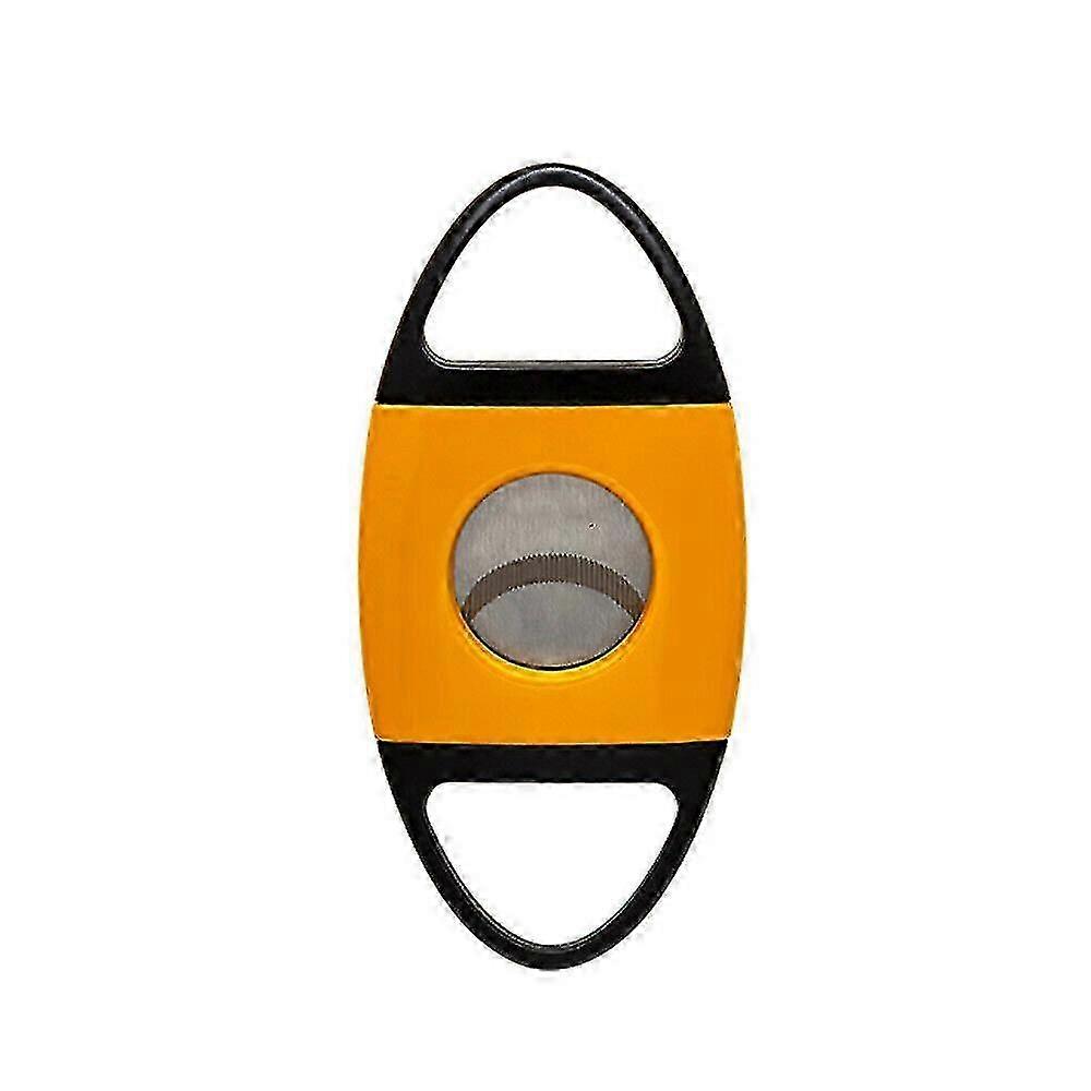 黄色のステンレス鋼シガーカッター