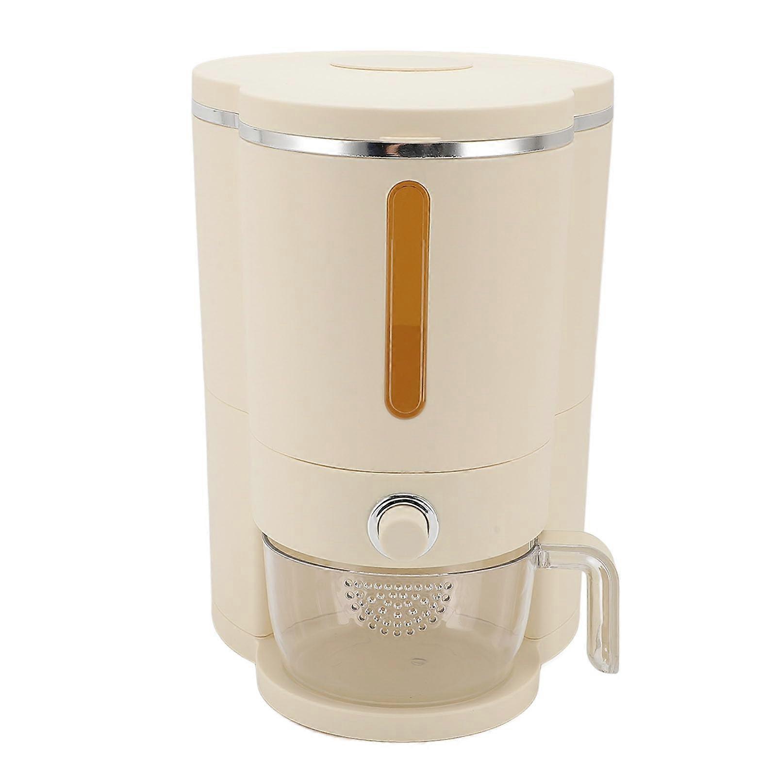 Plastic Rice Dispenser PP/PET, Transparent Narrow Container, Large Capacity With Measuring Cup, Kitchen Storage