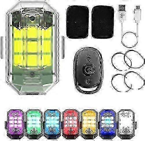 High Brightness Wireless Led Strobe Light 7 Colors Rechargeable Flashing Lights