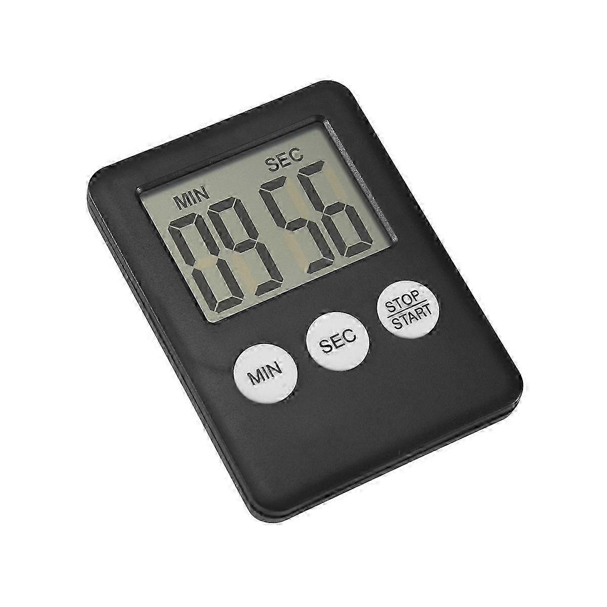 Super Thin LCD Digital Screen Kitchen Timer Square Cooking Count Up Countdown Alarm Magnet Clock Edition 0704