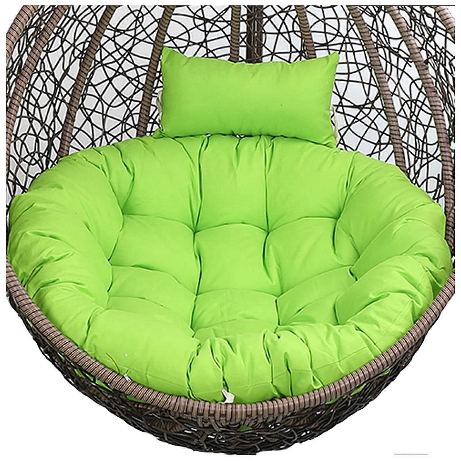Hanging Egg Chair Cushion Round Replacement Pad for Swing Hammock Rattan Seat Washable Red