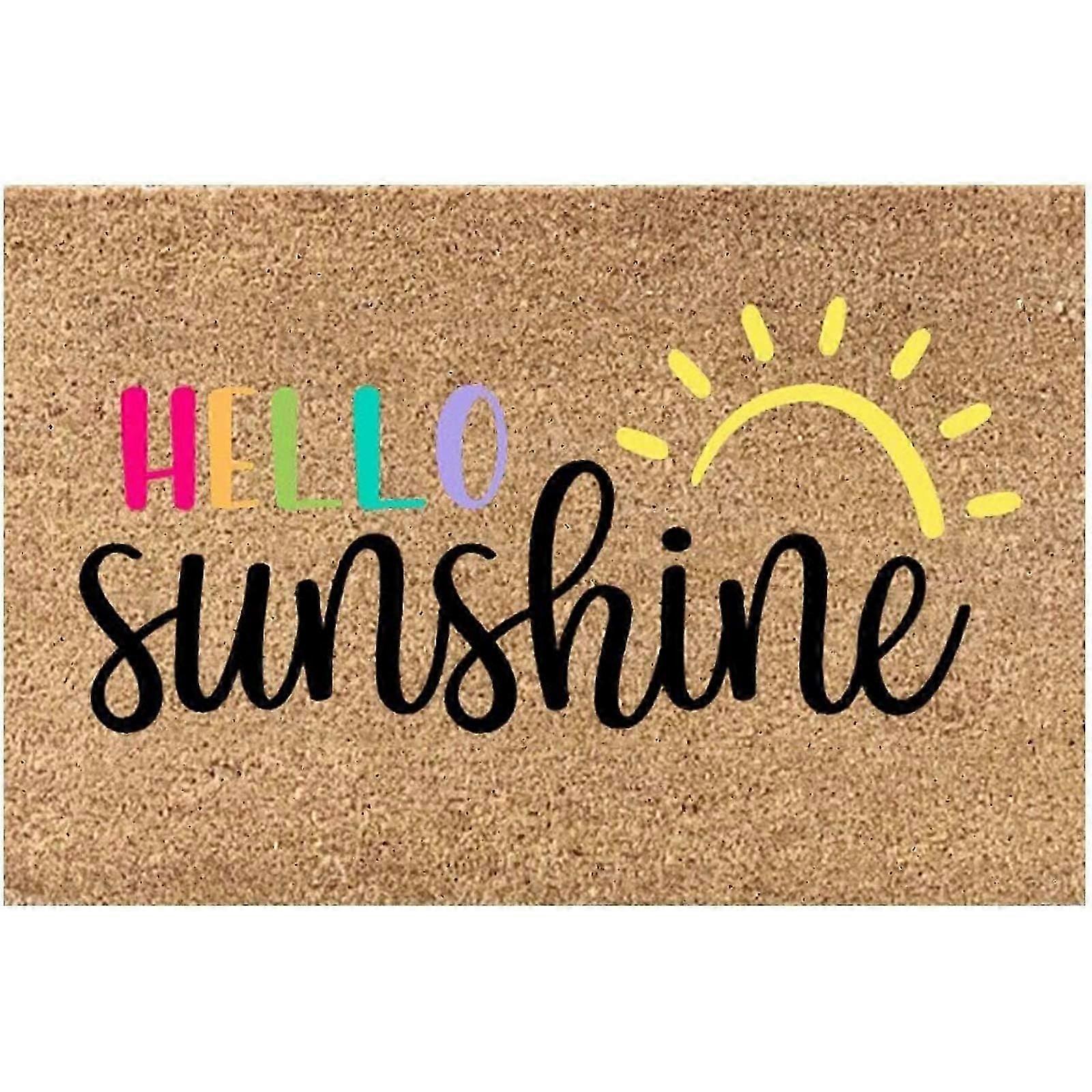 ترحيب ممسحة مدخل في الهواء الطلق ، ممسحة الكلمة عدم الانزلاق حصيرة الكلمة عطلة الصيف الحصير الباب