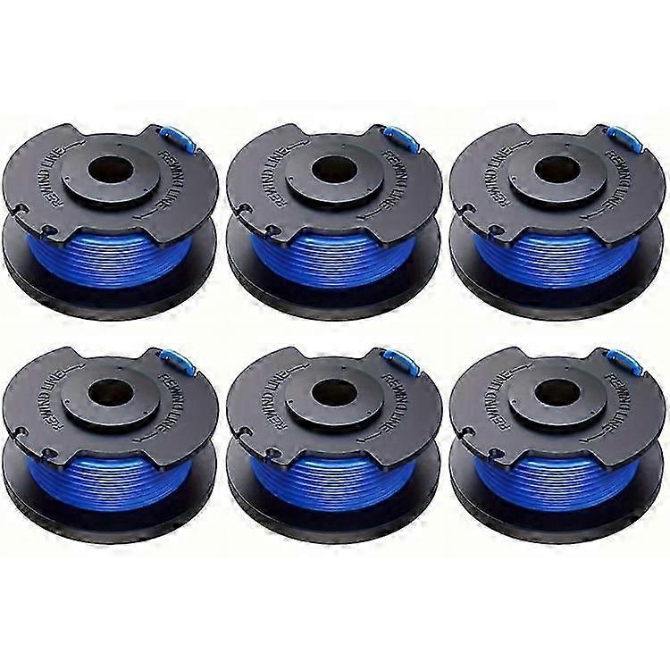 6Pcs συμβατό για Ryobi 18V/24V/40V νάυλον καρούλια χλοοκοπτικών καρουλιών σχοινιών καρουλιών, AC14RL3A