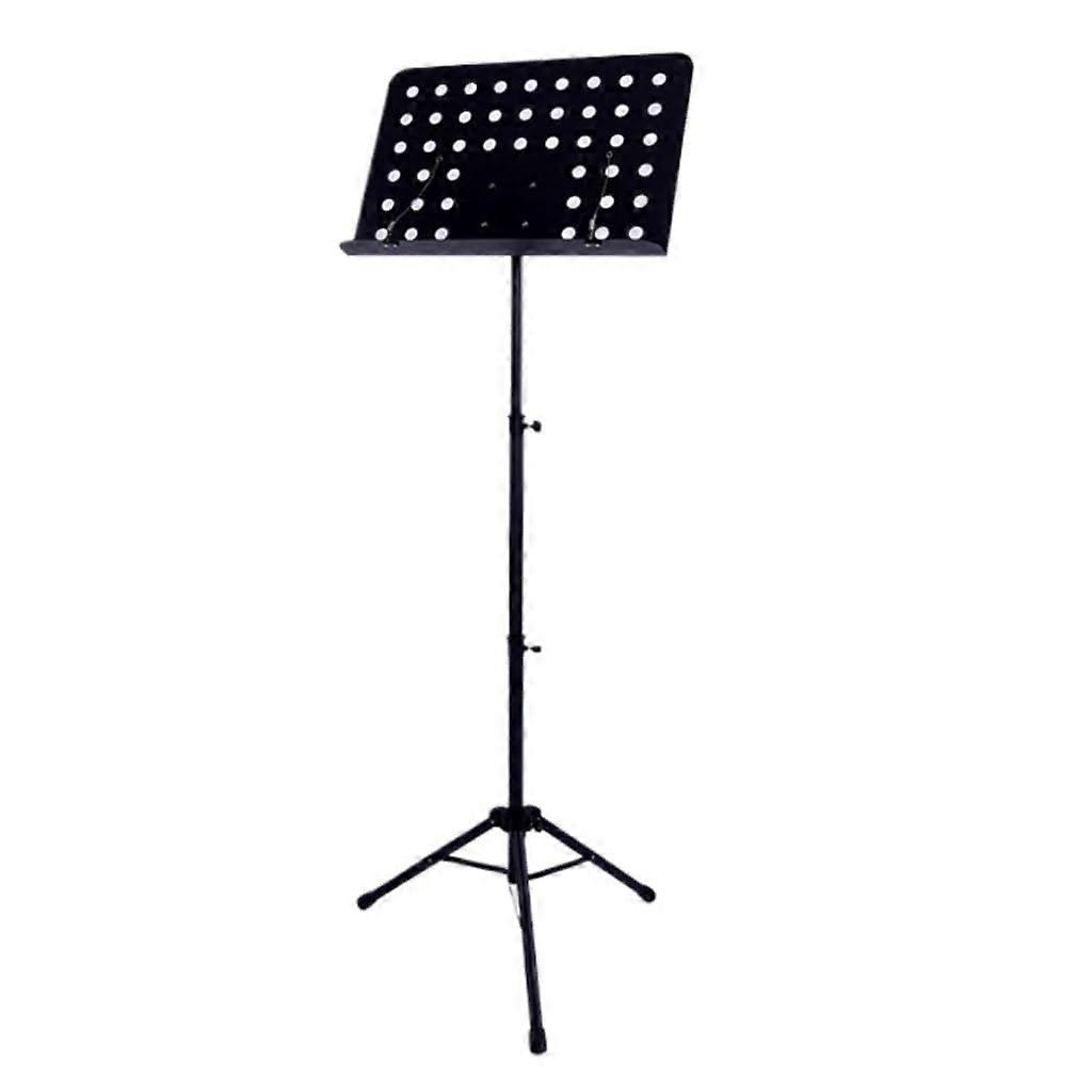 Pupitre noir pliable et relevable, Pupitre, Bold, Support à musique portable et relevable, Pupitre facile à assembler (noir) A Noir