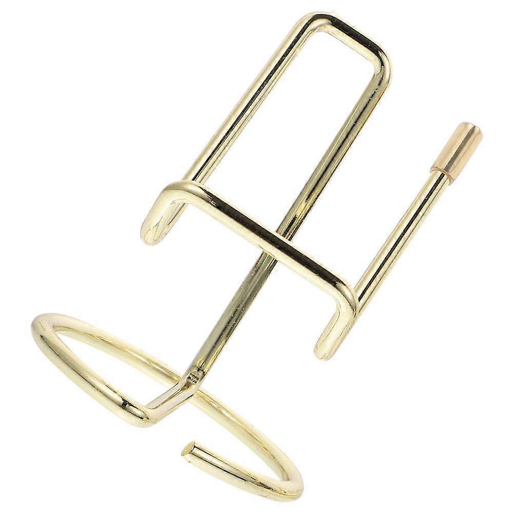 Business Card Display Rack Table Phone Stand Exhibitions Golden Wireframe Iron Card Storage Phone Support Display Stand 1Pcs