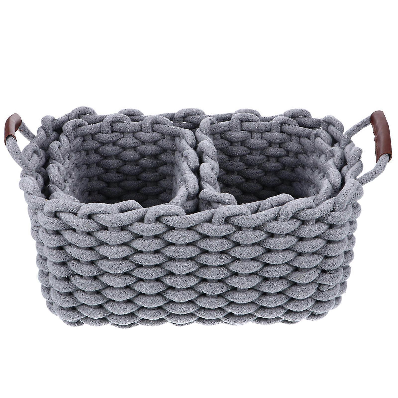 Storage Boxes For Organizing Simple Design Baby Safe Dressing Table Organization 33x25x15cm Grey 3Pack