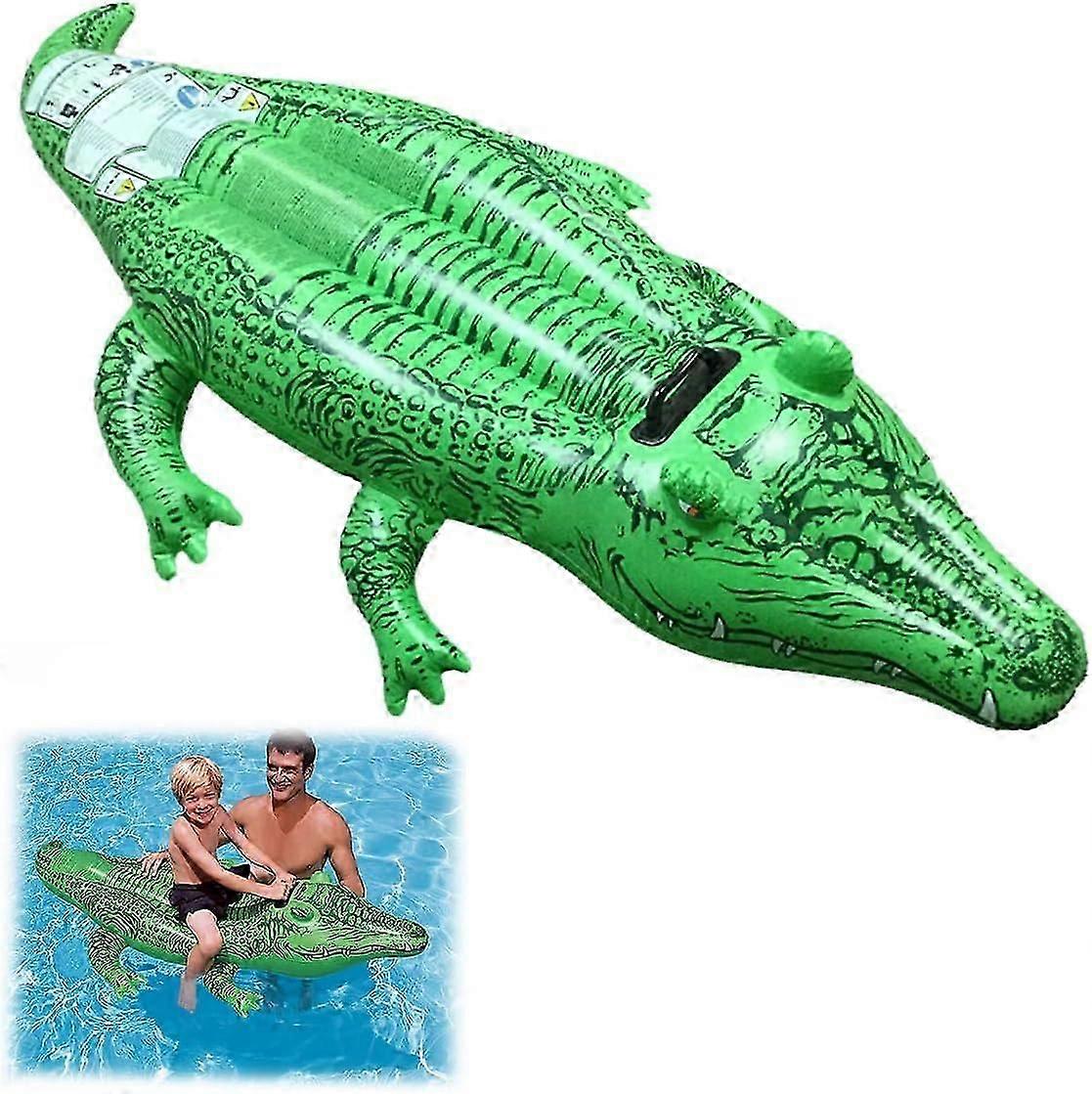 Inflatable Floating Crocodile, Inflatable Crocodile Swimming Pool, Inflatable Crocodile Buoy, Big Ride-on Crocodile Buoy, Inflatable Toy Crocodile