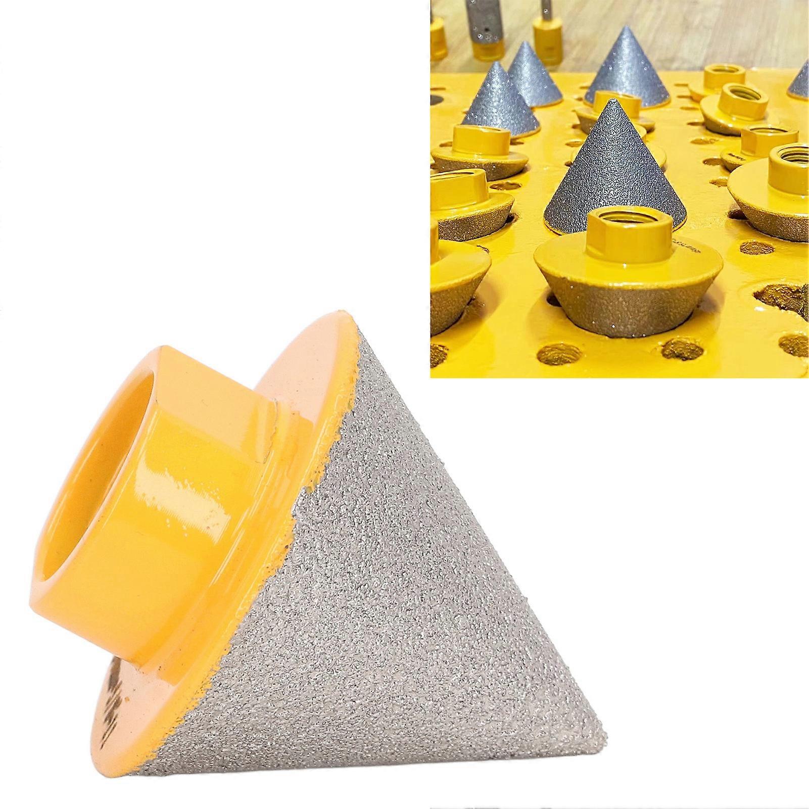 Diamond Beveling Chamfer Bit Countersink Milling Granite Existing Holes Enlarging 5/8in‑11 38mm 