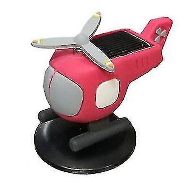 Solar Powered Airplane Model - Educational Toy Pink