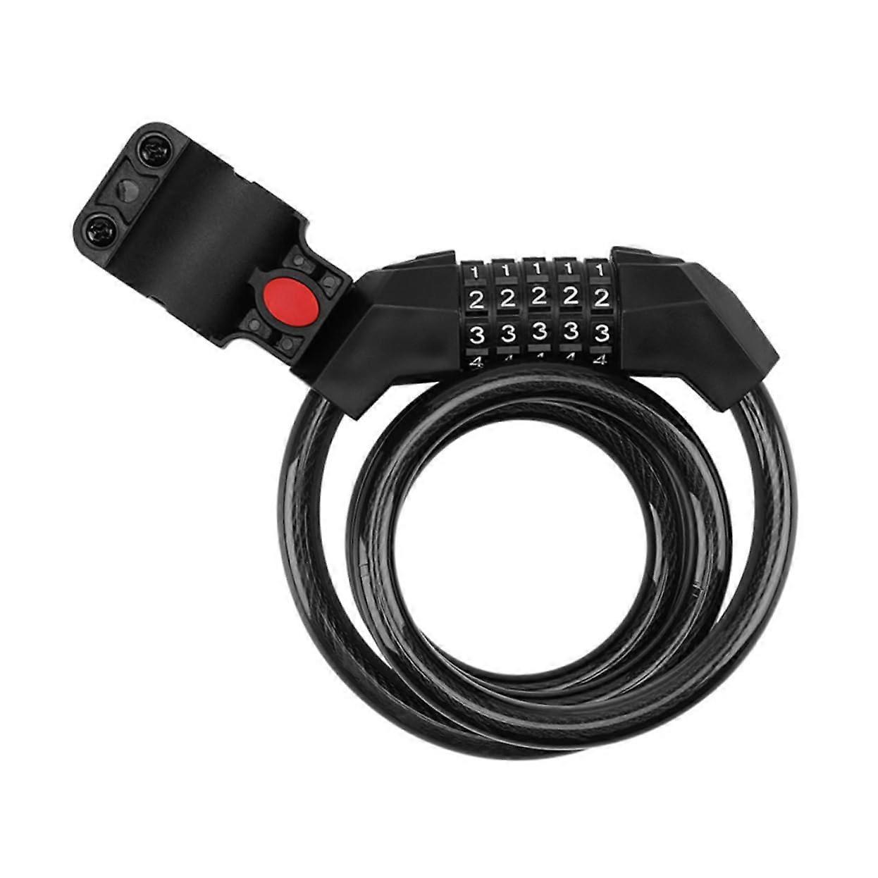 Wasserdichtes Fahrradschloss Waterproof Multi-Digit Steel Cable Combination Lock Rustproof Scratch-Resistant For Bicycles