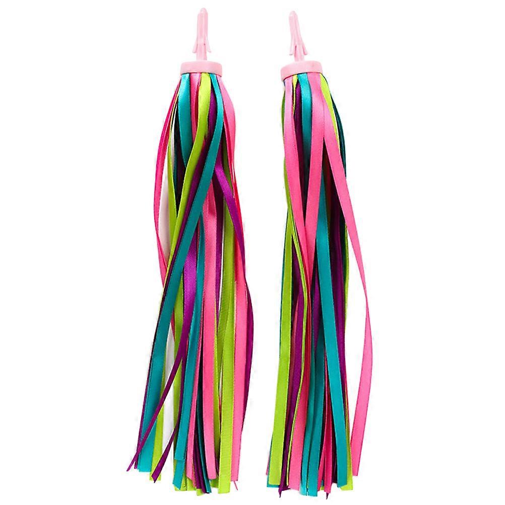 Durable Ribbon Straps for Scooter Use Assorted Color Inserts into Handlebars 1 Pair