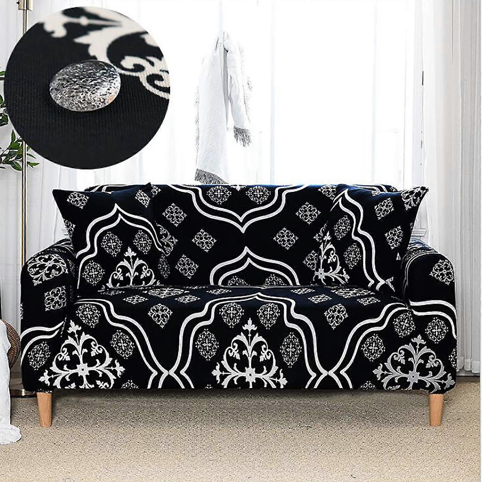 Stretch Sofa Slipcover for 1 2 3 4 Cushion Sofas, StainResistant 90140cm