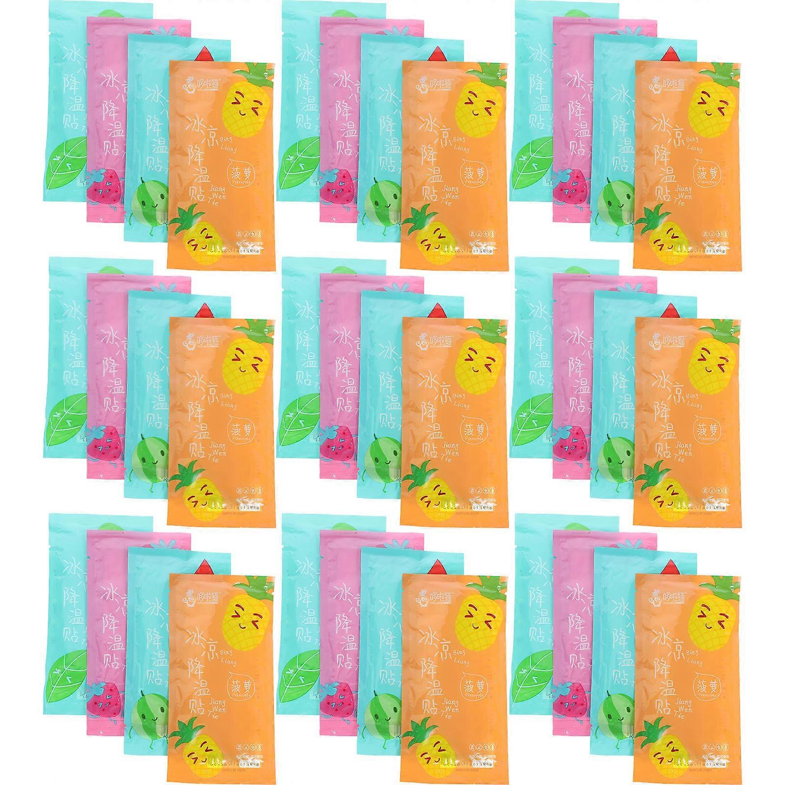 Body Cooling Patches Sport Cooling Patches People Working at High Temperatures Cooling Technology 80Pcs