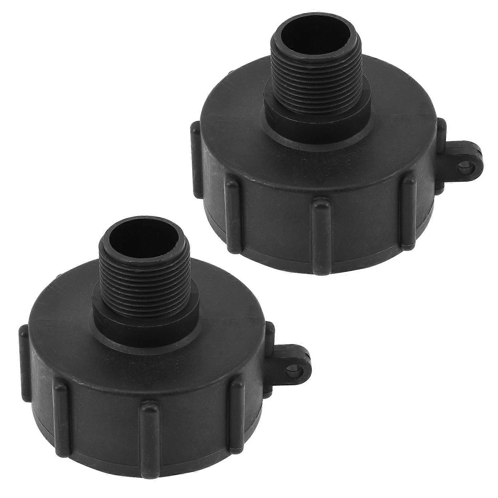 Ibc Tote Converter Ibc Tank Fitting 3/4 Inch Cylindrical Ibc Container Accessory For Valve Maintenance 2Pack