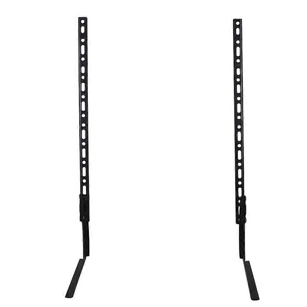 Monitor Stand Holder Square Shape Simple Style Cold Rolled Steel 32-65 Inch Television Stands 1Pack