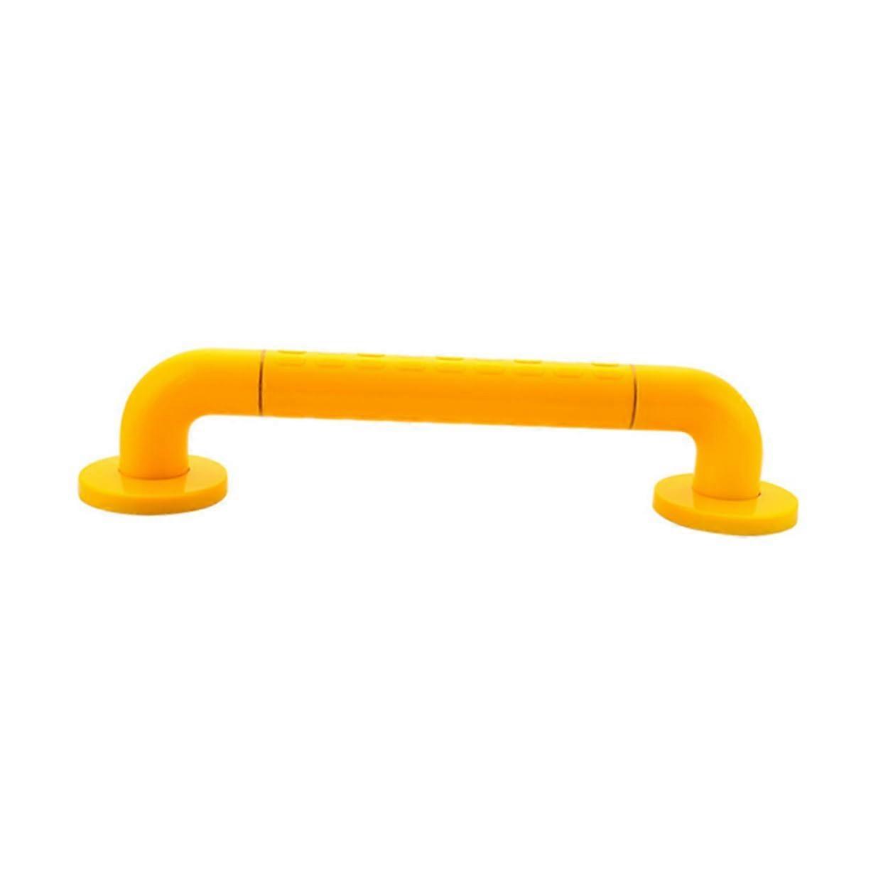 Handle for bathroom and antislip secure support handrail for seniors and pregnant women, load capacity, durable design, yellow.